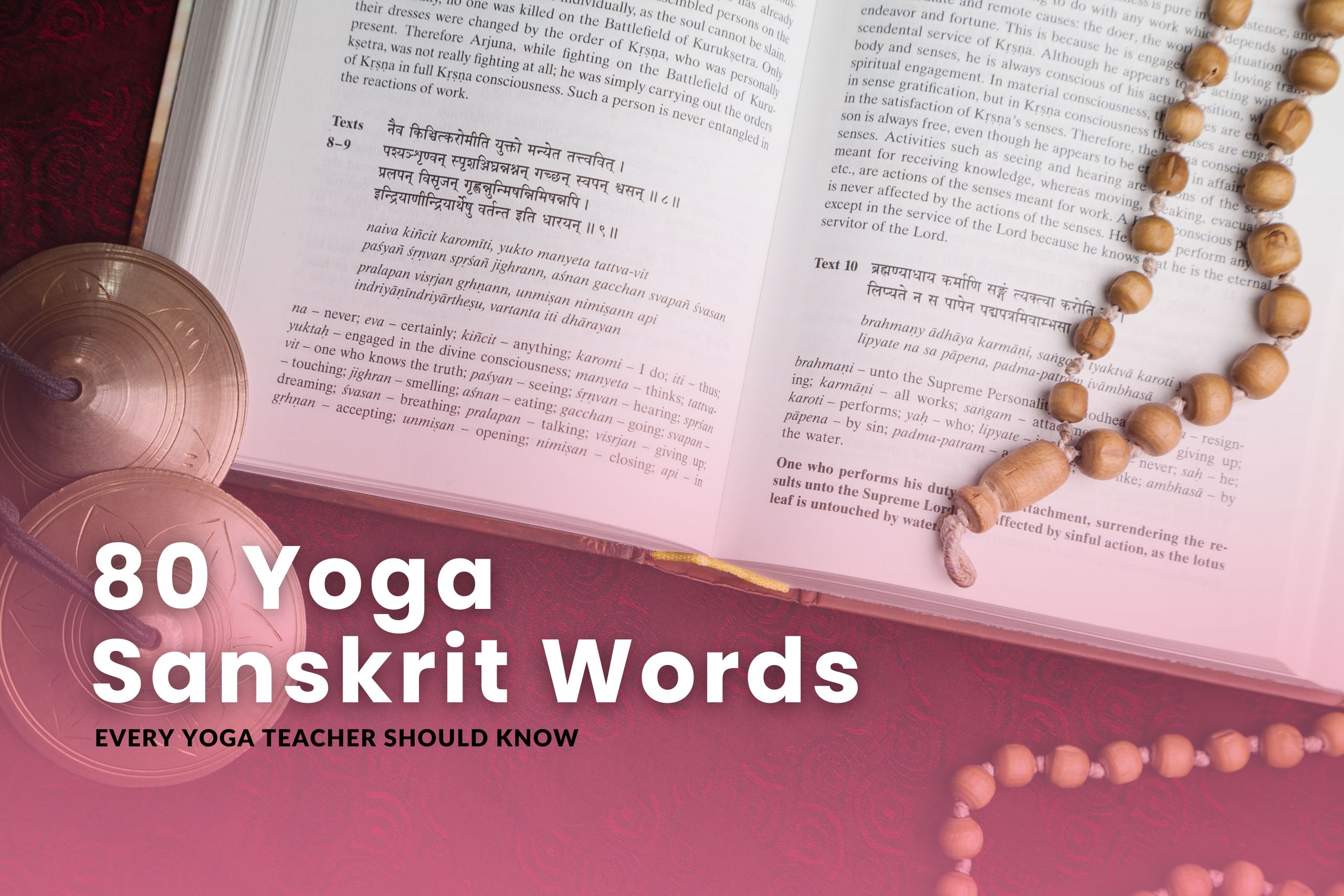 Yoga sanskrit words
